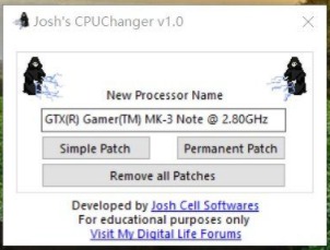 电脑CPU名称修改装逼工具-怒飚资源网