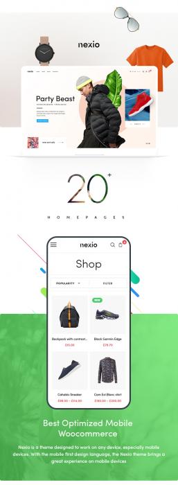 WordPress主题Nexio v1.0.7 时尚服装WooCommerce商店主题-怒飚资源网